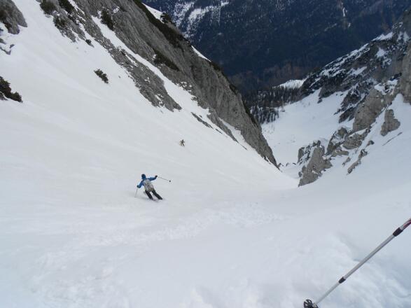 steil ist die Strichkogelrinne