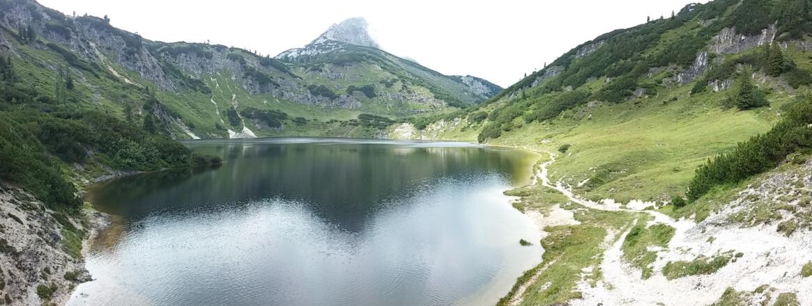 Der Wildensee mit dem Rinnerkogel im Hintergrund