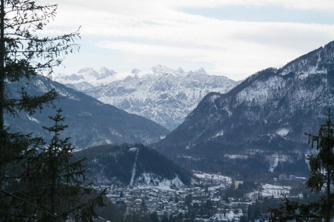 Blick zum Dachstein.