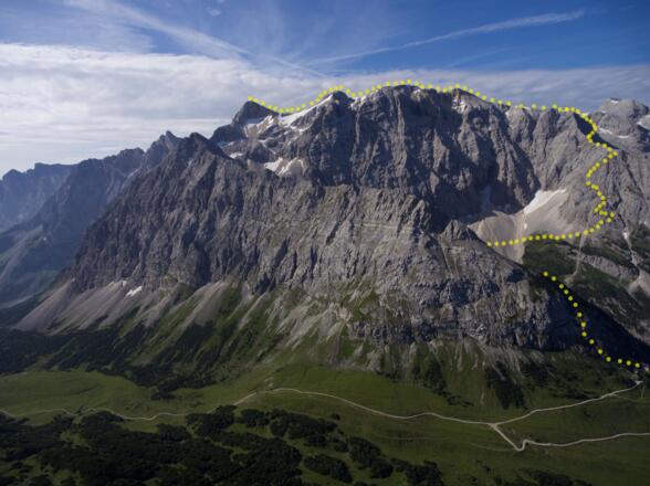 Der ungefähre Routenverlauf des Brendelsteigs