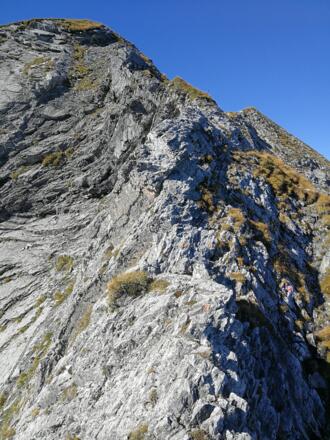 Steinfeldspitze-Ostgrat / teilweise Seilversicherungen!