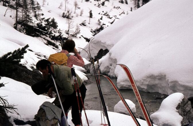 Am Grimmingboden Überquerung des Grimmingbaches