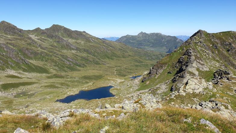 Blick ins Aufstiegsgelände von der Wildschönau