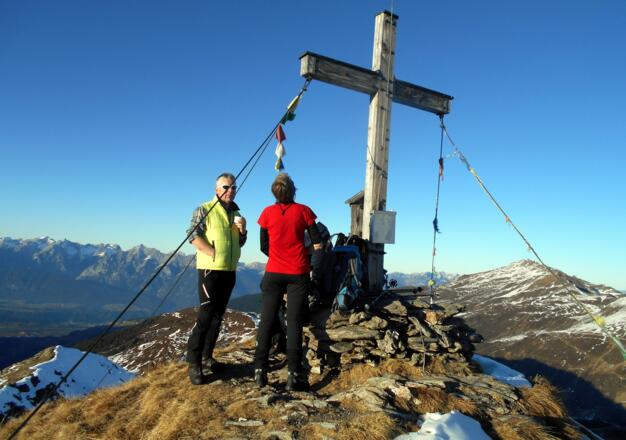 Am Gipfel des Hohen Kopfes
