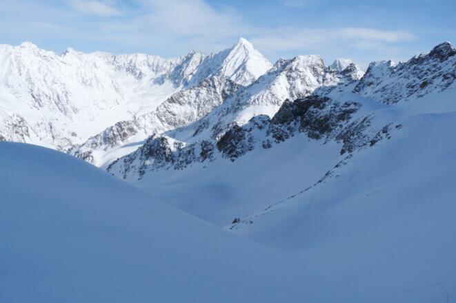 Wunderschönes Skigelände, aber im Hochwinter recht schattig.