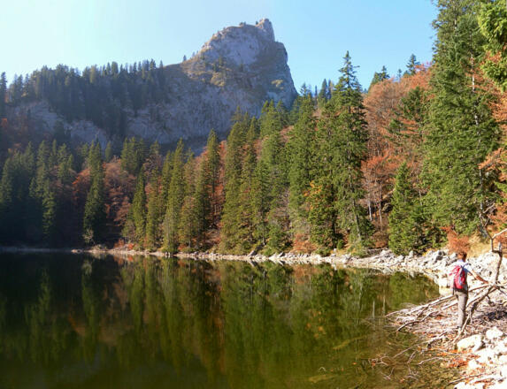SO-Grat des Törlspitz über dem Mönichsee