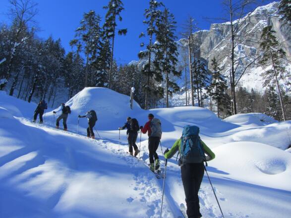 Schöner Anstieg über kupiertes Gelände