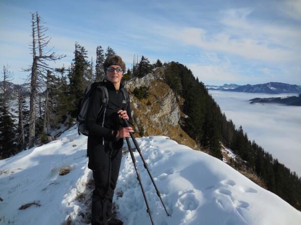 Schnee auf der Eibenbergschneid
