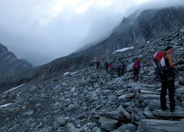 Weg zum hinteren Umbaltörl