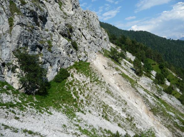 Hoch über der Kranebitter Klamm