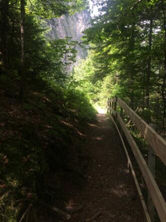 Rückweg vom Kesselfall Richtung Innertal