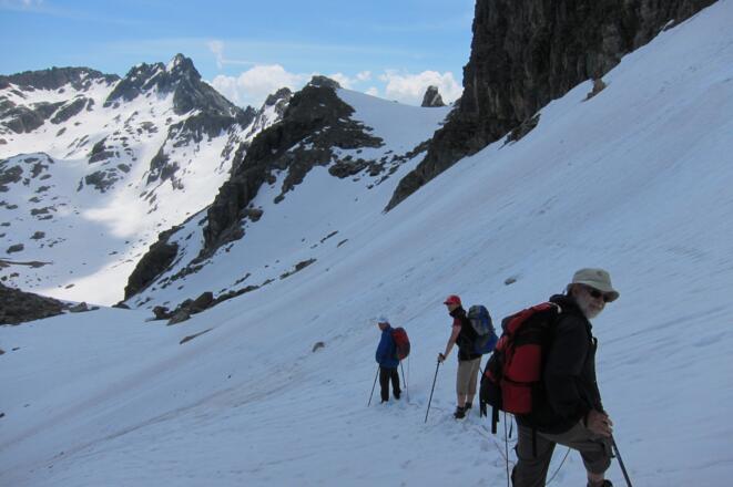 Abstieg von der Ferggenfurka