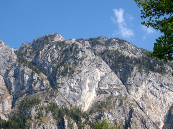 Steile Westwand vom Maghdlgupf 1261m