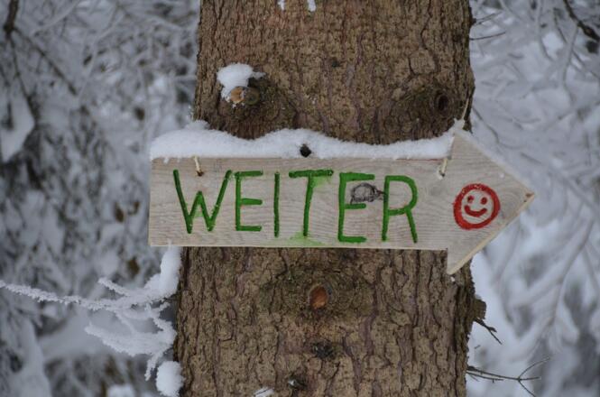 Motivationsschub am Wegesrand