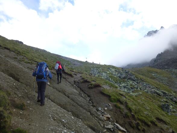 Letzte Meter zum Breitlehnjöchl