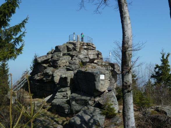 Am Gipfel des Nebelsteins
