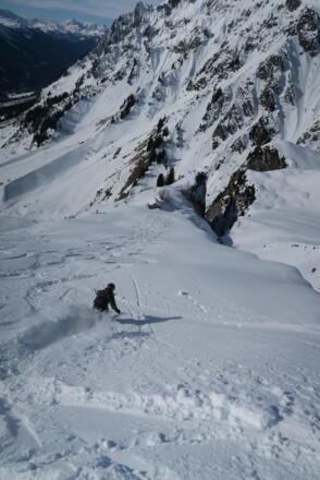 Abwechslungsreiches Gelände im nächsten Abschnitt.