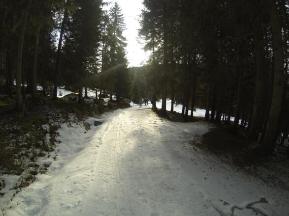 Kurz nach dem Parkplatz nahe der Gerlosstraße B165