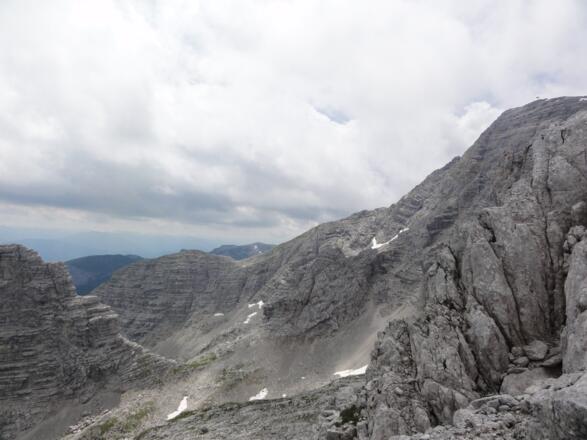 Rückblick zum Südostgrat