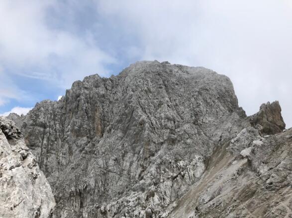 Blick zurück auf das vodere Brandjochspitze