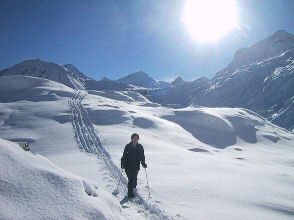 Ruhe kurz nach dem Pistenbetrieb