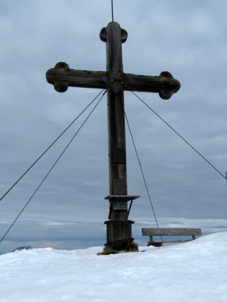 Das Gipfelkreuz des Wiederberger Horns
