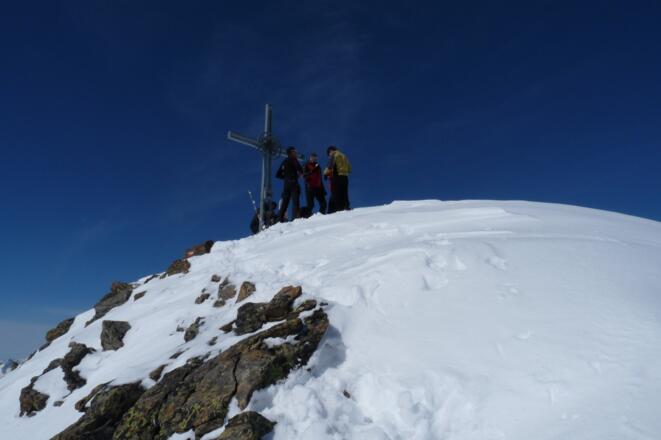 Am Ziel der Hohen Wasserfalle.
