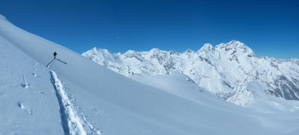 Die letzten Meter vor der Querung