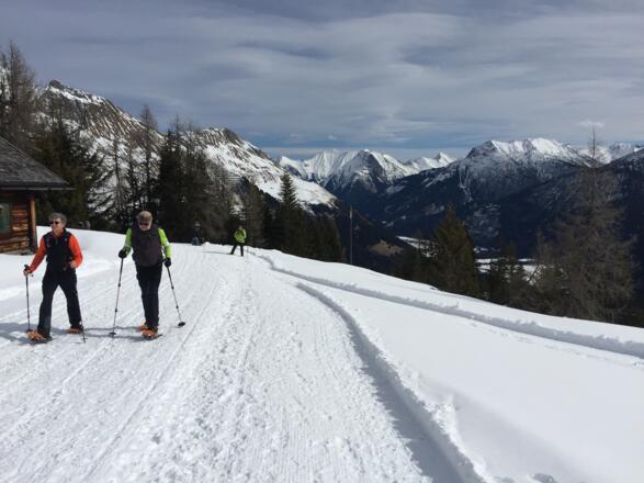 Auf dem Fahrweg kurz vor der Bernhardseckhütte