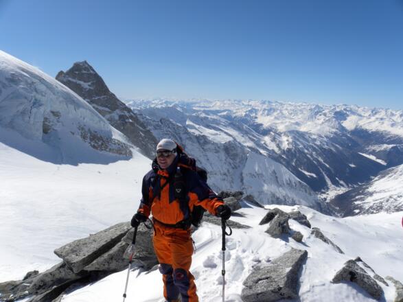 Am Gipfel des Falschen Kaserers.