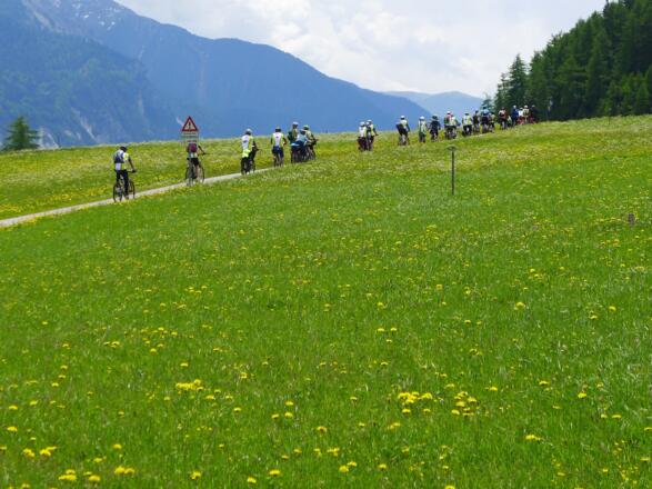 Kurz vor dem Reschenpass