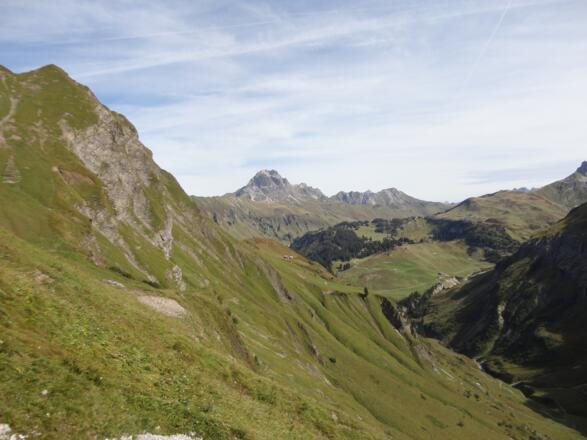Rückblick Richtung Schröcken