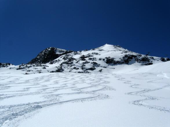 Die letzten Schwünge kurz vor dem Parkplatz