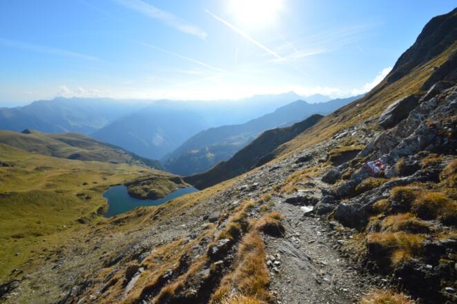 Blick von der Brandlscharte gen Osten - ned schlecht oder?