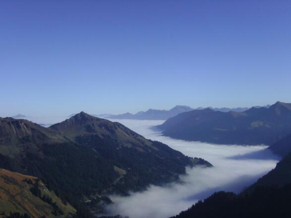 Blick über das Kleine Walsertal