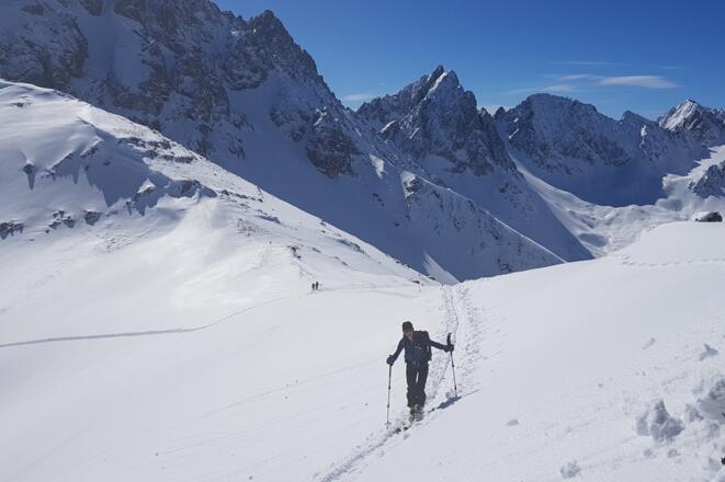 Der letzte Aufstieg zum Galtseitejoch