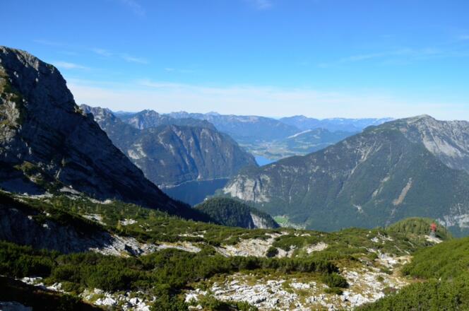 Blick zum Hallstättersee und zum Krippenstein
