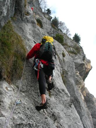 In der 2. Seillänge