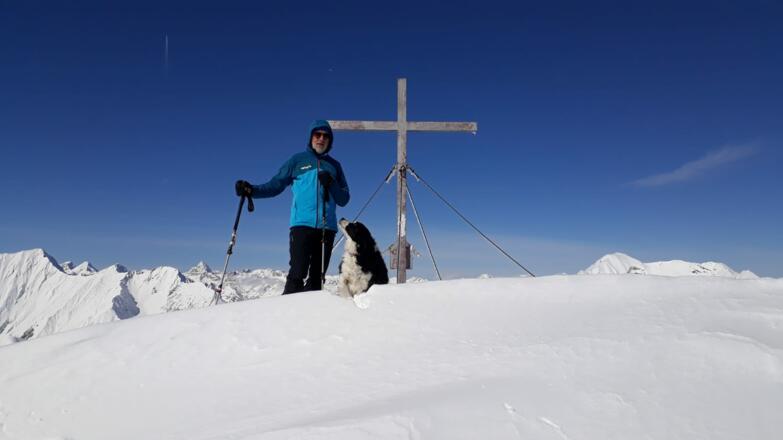 Am Gipfel der Engelspitze