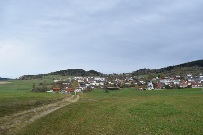 Blick zurück nach Grünbach