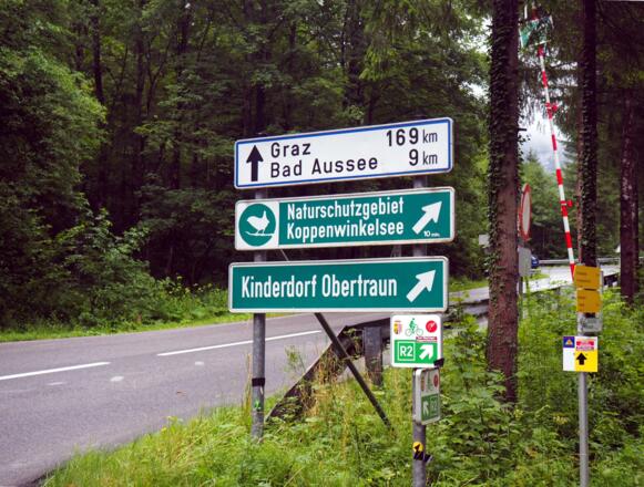 Abzweigung 531m zum Koppenwinkelsee