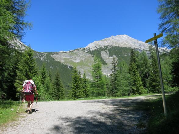 Aufstieg zum Lafatscherjoch aus dem Isstal