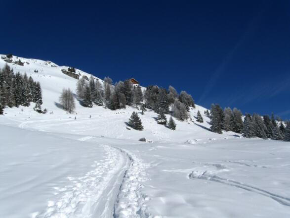 Die Goglesalm rückt immer näher.