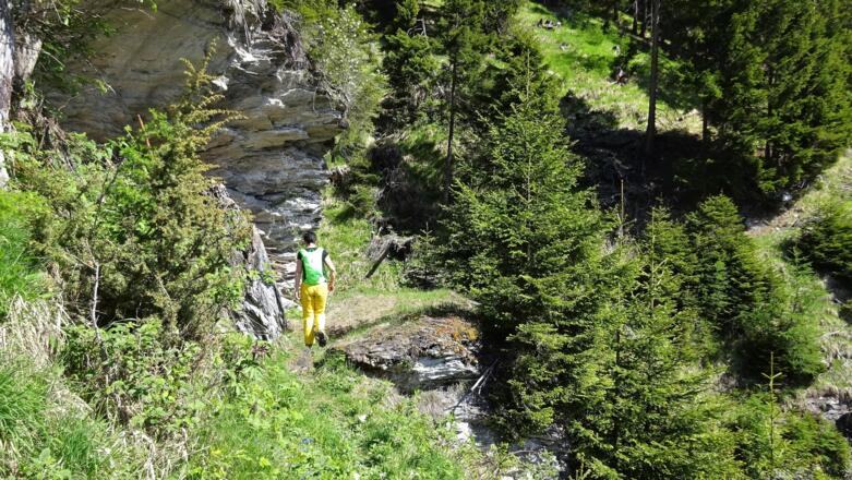 Teilweise steil, aber unschwierig und kurzweilig ...