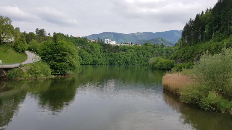 Ennsrückstau in Großraming