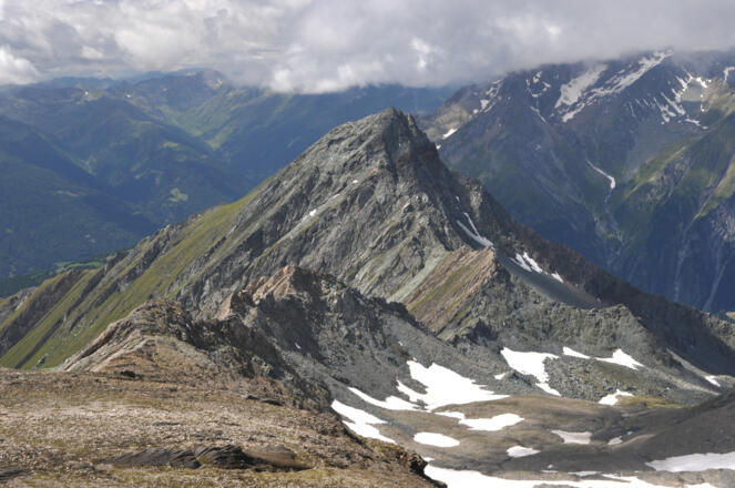Karl-Schöttner-Weg, Blick auf Wellachköpf, Wellachscharte und Nussing (Verlängerung)