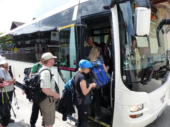 Von Mieders geht es nun über die Autobahn zurück nach Innsbruck.