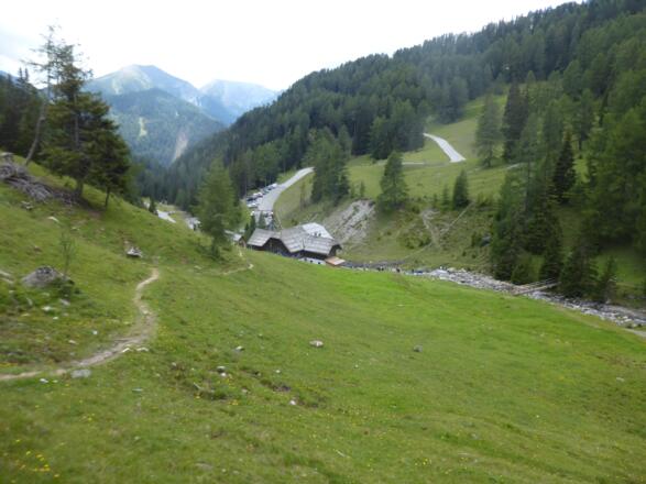 Der Endpunkt naht. Das Karlbad mit der Nockalmstraße