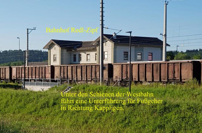 Der Bahnhof Redl Zipf