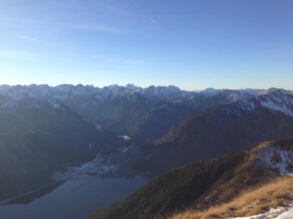 Blick über den Achensee nach Pertisau